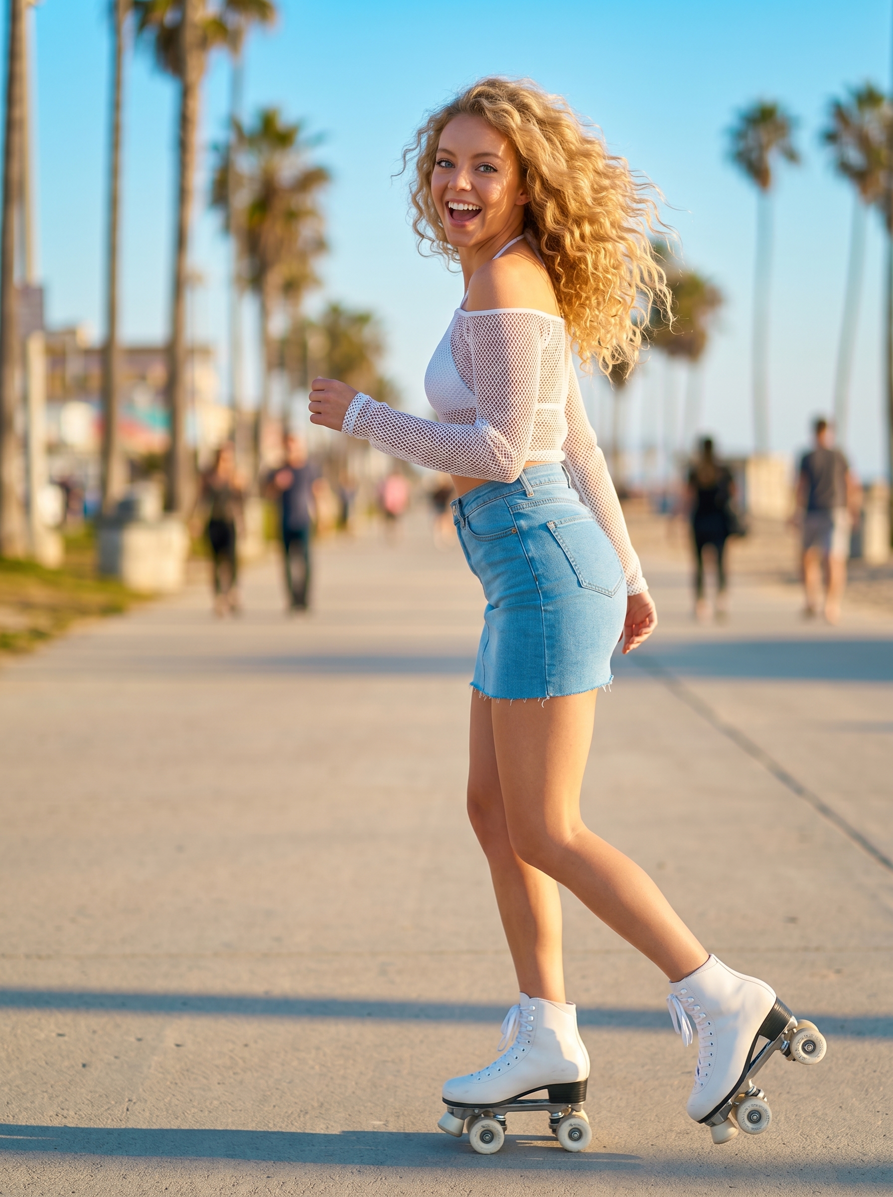 My roller skating bikini trip to Venice Beach