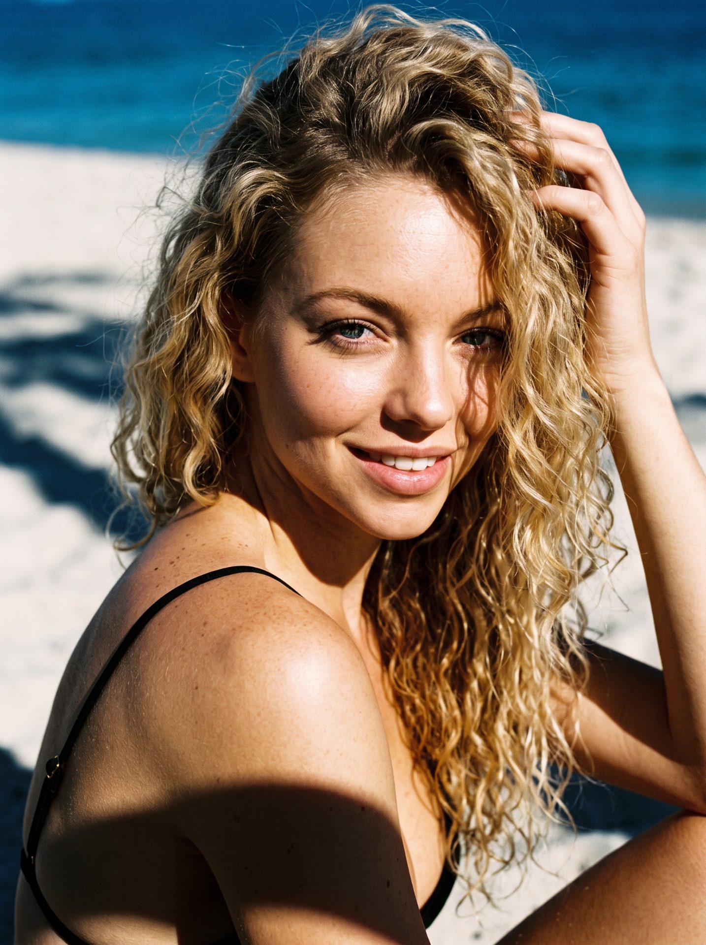 Confessions from the beach in my black bikini